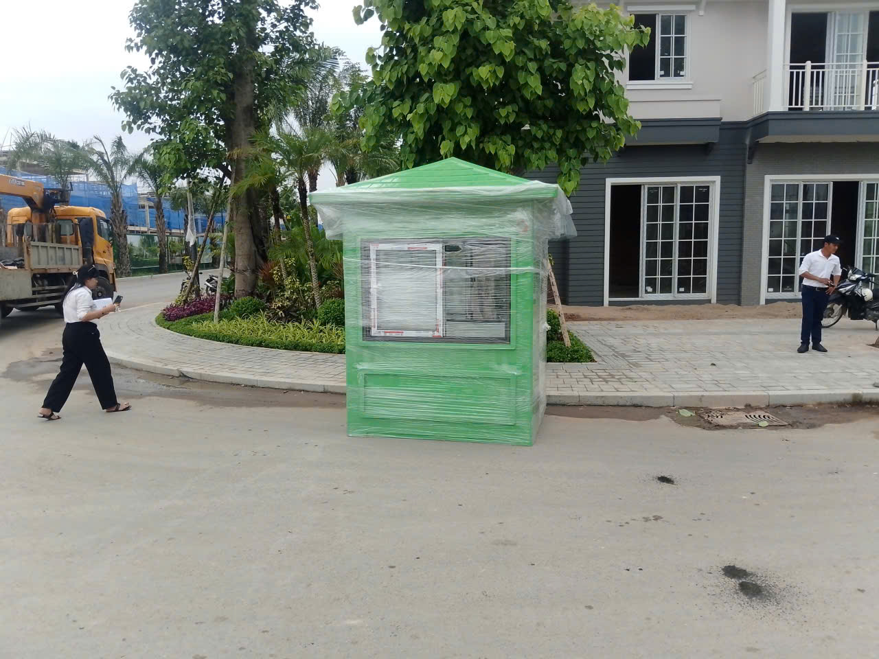 Bốt an ninh Vinacabin được thiết kế để lắp đặt tại các khu đô thị mới