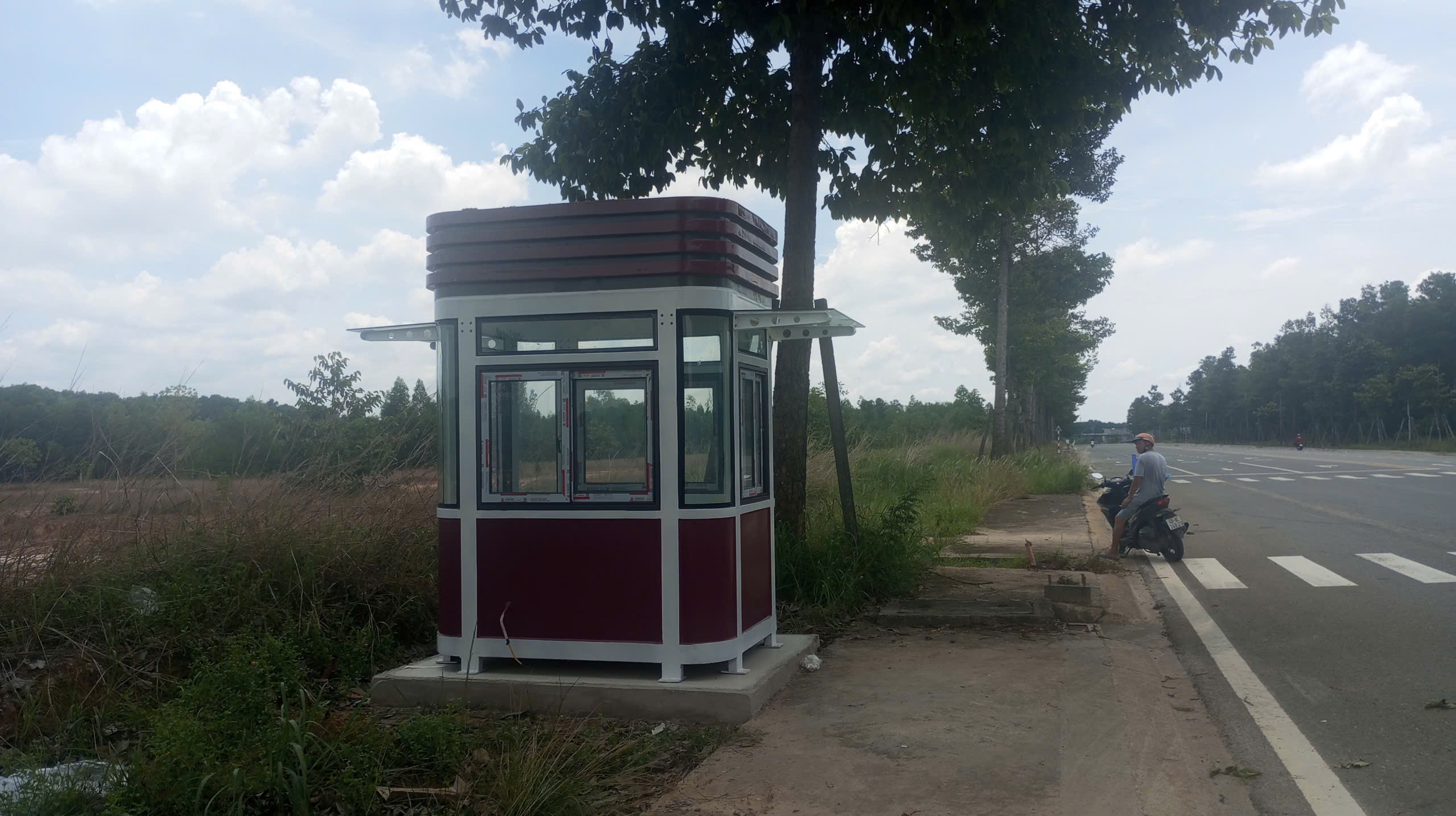 Cabin bốt bảo vệ lắp đặt tại khu công nghiệp