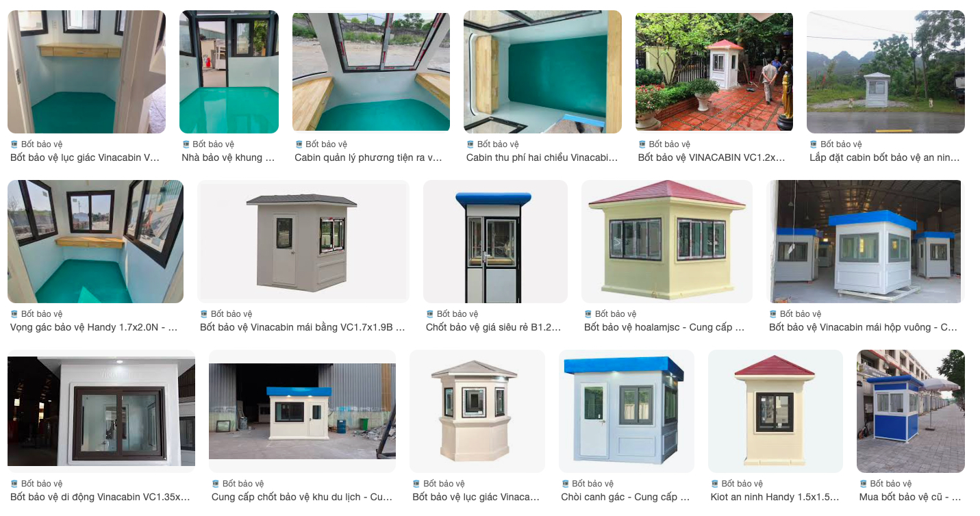 Giá cabin bảo vệ